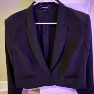 Express Women's Elegant Black Suit Jacket